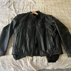 ***EPIC OFFER*** Reinforced H-D Leather Riding Jacket w/Liner